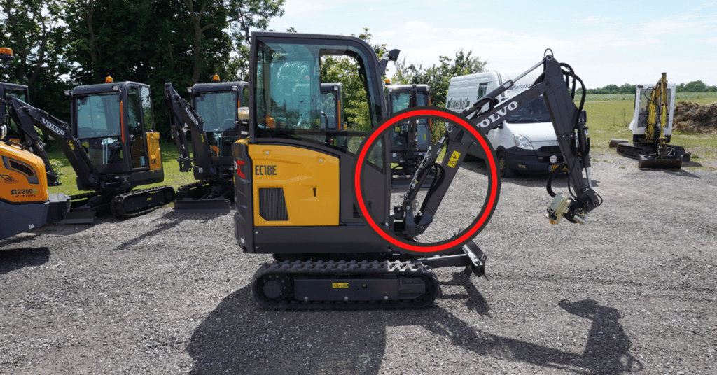 Volvo EC18E Bomcylinder